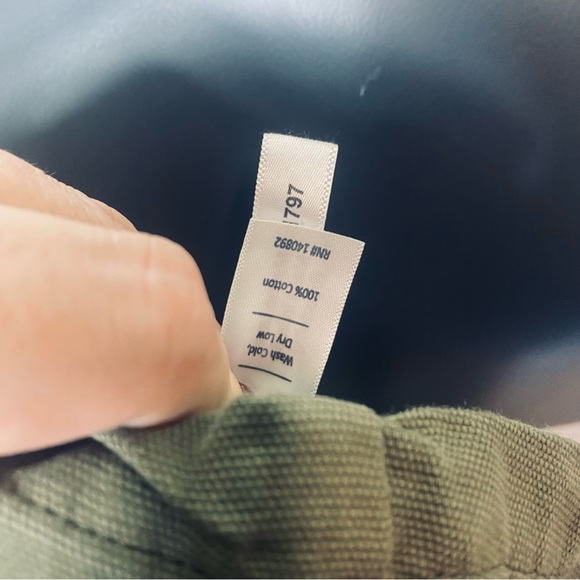 Marine Layer Women’s Small XS Chore Coat Shirt Olive Green 100% Cotton XS New - Picture 7 of 9